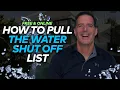 How to Pull the Water Shut Off List FREE Online