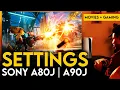 Sony OLED Picture Settings That Pop A80J A80K A90J A90K