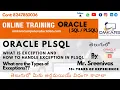 What is Exception and How to Handle Exception in What are the types of Exception omkars