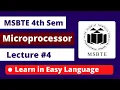 MIC Microprocessor For MSBTE Diploma Lecture Assembly Language Programming in 8086 New