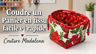 Coudre un petit panier à bonbons - couture Madalena
