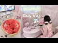 Lagu ʚ Vlog ɞㅣ집순이의 여름 일기🍧ㅣ헬로키티 수박화채🍉🧊 여름 파자마 하울🎐 너구리 냉라면🍜 핑크 에어프라이어 언박싱💗 | Summer diary｡𖦹°‧