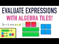 Evaluating Expressions Using Algebra Tiles
