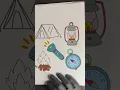 60 sec Coloring Camping - Coloring Pages For Men Series