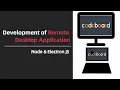 Develop remote desktop Control PC from remote location Node JS Project Node JS Express JS