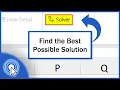 How to Use Solver in Excel Quick and Easy