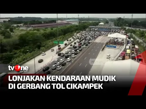 Macet, Terjadi Peningkatan Arus Mudik di Tol Jakarta-Cikampek