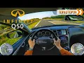 Infiniti Q50 2 2D 125kW 98 TEST DRIVE POV - Donuts Acceleration Emergency Braking