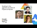 Scaling in the agentic era with AI Hypercomputer