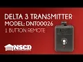 Linear Delta 3 LB Mini - T DNT00026 Ladybug Key Chain Transmitter