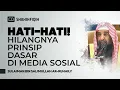 Download Lagu 𝙃𝙞𝙡𝙖𝙣𝙜𝙣𝙮𝙖 𝙋𝙧𝙞𝙣𝙨𝙞𝙥 𝘿𝙖𝙨𝙖𝙧 di Media Sosial - Syaikh Sulaiman Ar-Ruhaily