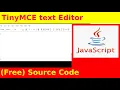 Ep72 - How to use tinymce editor