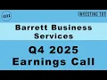Barrett Business Services Q4 2025 Earnings Call