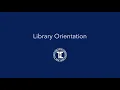 Touro Libraries Orientation