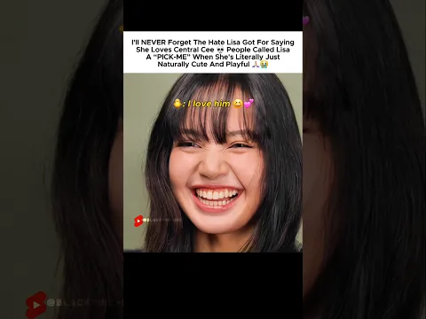 Lisa got called a "pick me" for saying she loves Central Cee! ๐๐ญ #lisa #๋ฆฌ์ฌ #blackpink #๋ธ๋ํํฌ