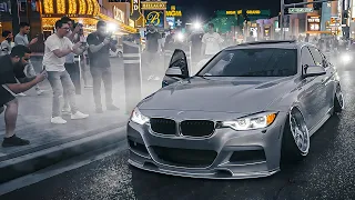 las vegas in an extremely cambered stance car 