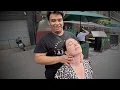 Street massage in Mexico City