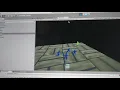 Early flocking behavior in Unity