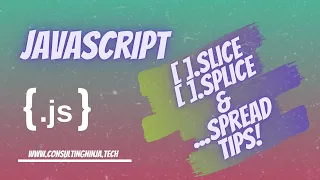 Useful Javascript Slice Splice and Spread
