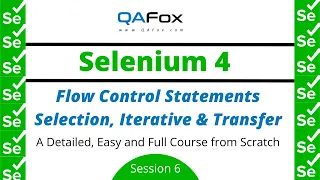 Flow Control Statements Selenium 4 - Session 6