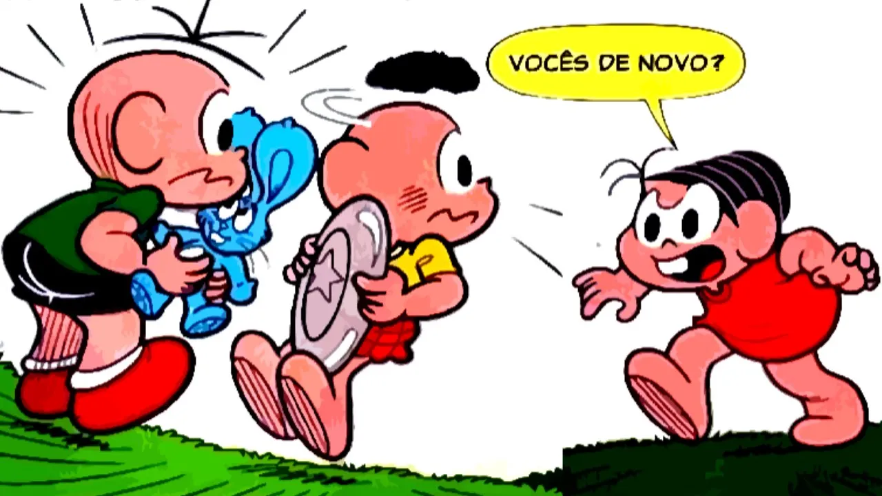 O ESCUDO MÁGICO DO CASCÃO - QUADRINHOS DA TURMA DA MÔNICA