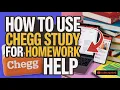 How to Use Chegg Study for Homework Help Subscription