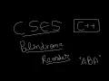 Trying to solve palindrome reorder CSES problemset