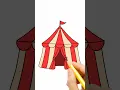 How To Draw A Circus Tent