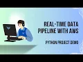 Real-Time Data Processing Pipeline with AWS Kinesis Lambda DynamoDB Python Project Demo