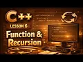 C Lesson 6 Functions Recursion Explained with Examples Hindi