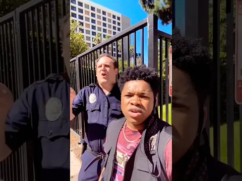 A RUDE COP ARRESTED ME FOR SINGING 😰😱 #shorts