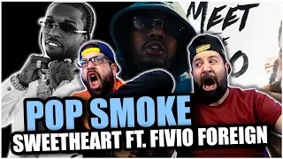 the bros react to pop smoke sweetheart ft fivio foreign official lyric video reaction 