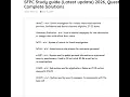 SFPC Study guide Latest update 2026 Questions and answers with Complete Solutions