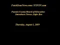 Fannin County Board of Education Introduces Newer Safer School Bus