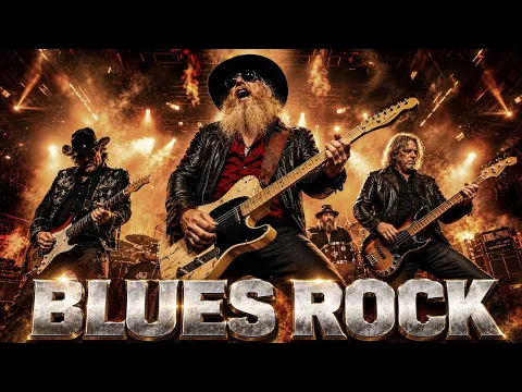 AC/DC, ZZ Top, Stevie Ray Vaughan – Blues Rock Energy \& Heavy Guitar Legends