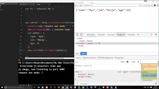 Node JS Tutorial for Beginners Serving JSON Data