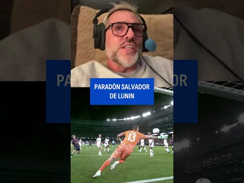 El PARADÓN SALVADOR de LUNIN para el REAL MADRID en EL CLÁSICO