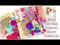 Boho Spring Junk Journals from Start to Finish The Covers Soft Cover Journal Tutorial