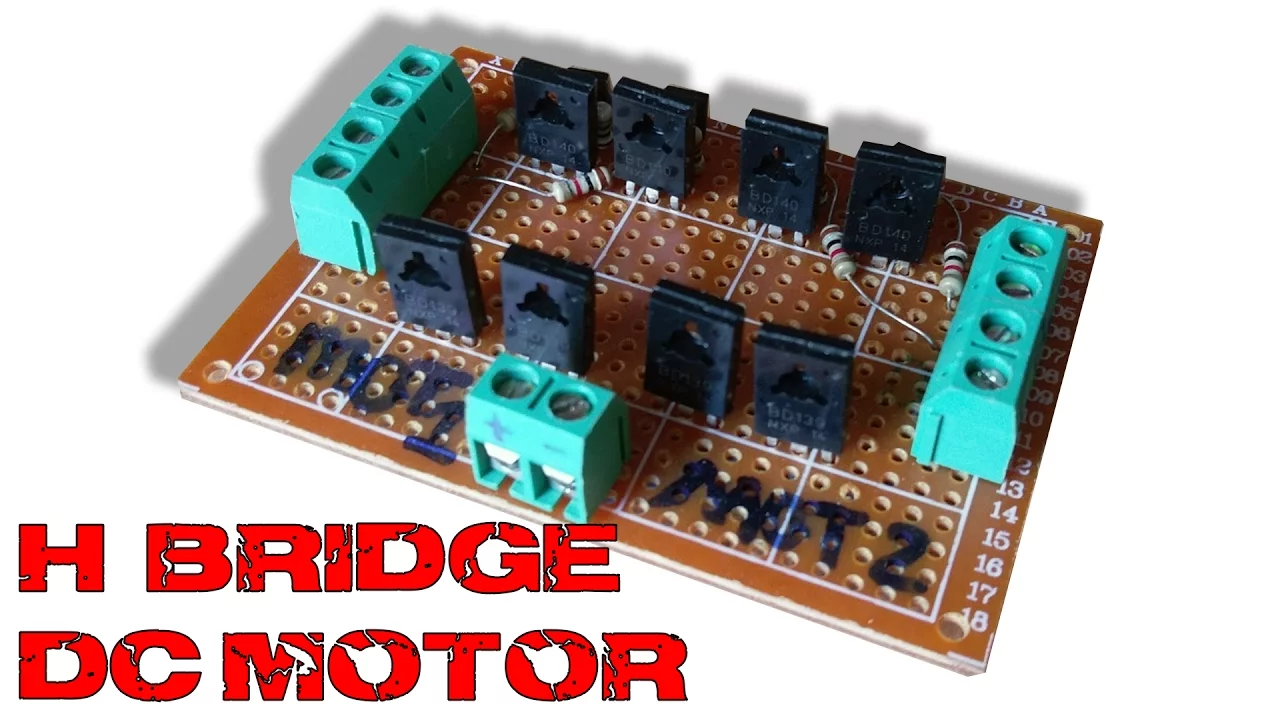 H-bridge DC motor speed control