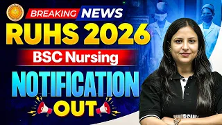 RUHS BSC Nursing Entrance Exam 2026 - CUET General Test