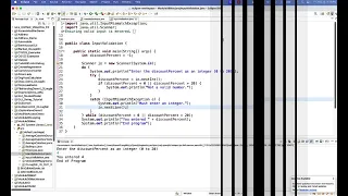 CIS171 Exceptions and Input Validation