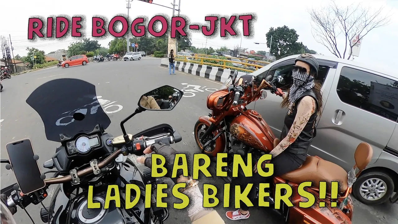 Ride Bogor-Jakarta bareng sama Ladies Bikers dan Bambang Soesatyo, MPR 1  - MOTOVLOG