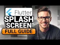 Splash Screen Flutter BEST FULL GUIDE How To Create Add Use Splash Screen in Flutter