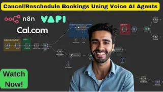 Voice AI Agent That Can Cancel/Reschedule Bookings For You (Vapi, n8n & cal.com)