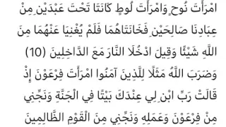 سورة التحريم 9 12 