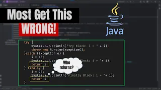 Most Java Devs Get This Finally Return Rule WRONG Interview Trick Explained