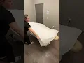 Watch our RMT Lilia set up for her next client