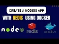 Building a Node js App with Redis in Docker - Step-by-Step Tutorial codingdigital4323
