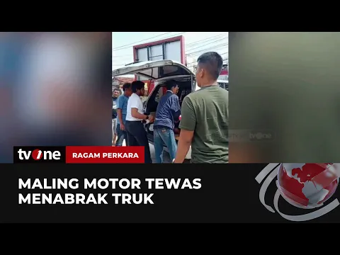 Nahas! Pelaku Curanmor Tewas Menabrak Truk usai Aksinya Kepergok Warga
