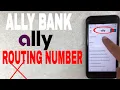Ally Bank ABA Routing Number - Where Is It